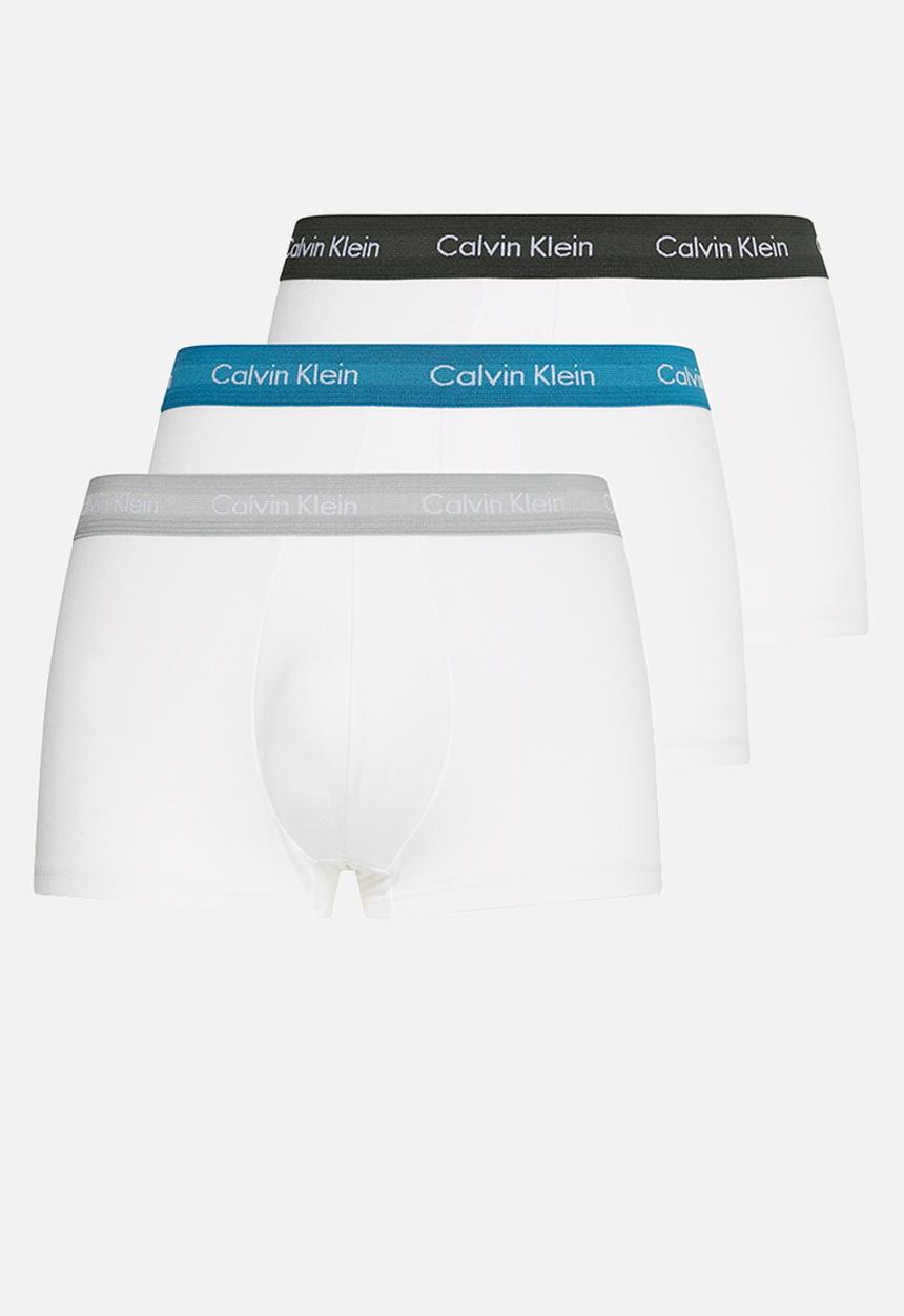 Calvin Klein - Low rise trunk 3 pack - white