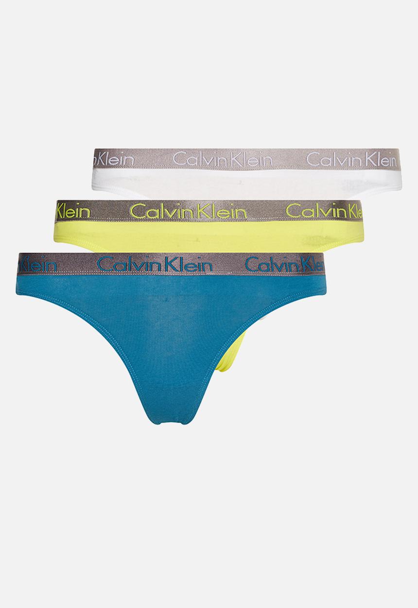Calvin Klein - Thong 3 pack - multi