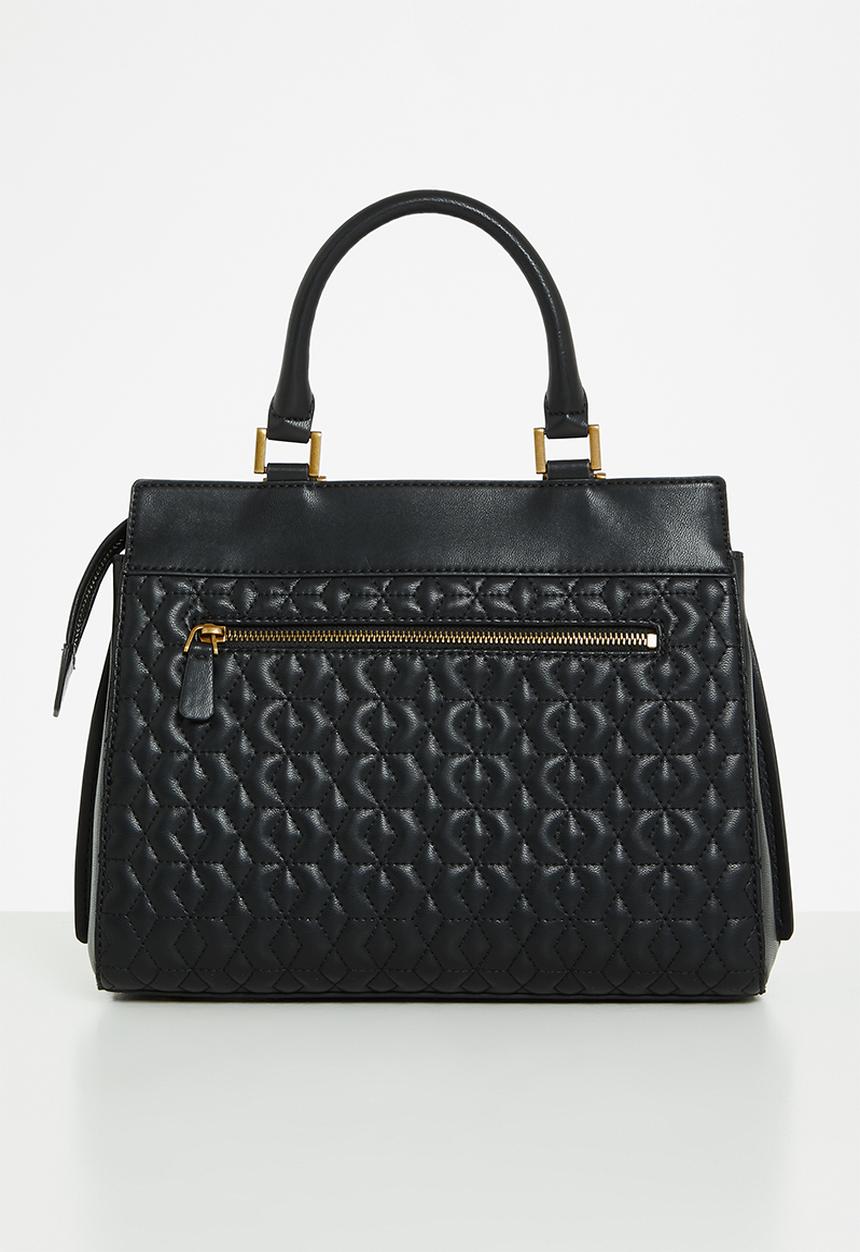 GUESS - Katey luxury satchel - black 