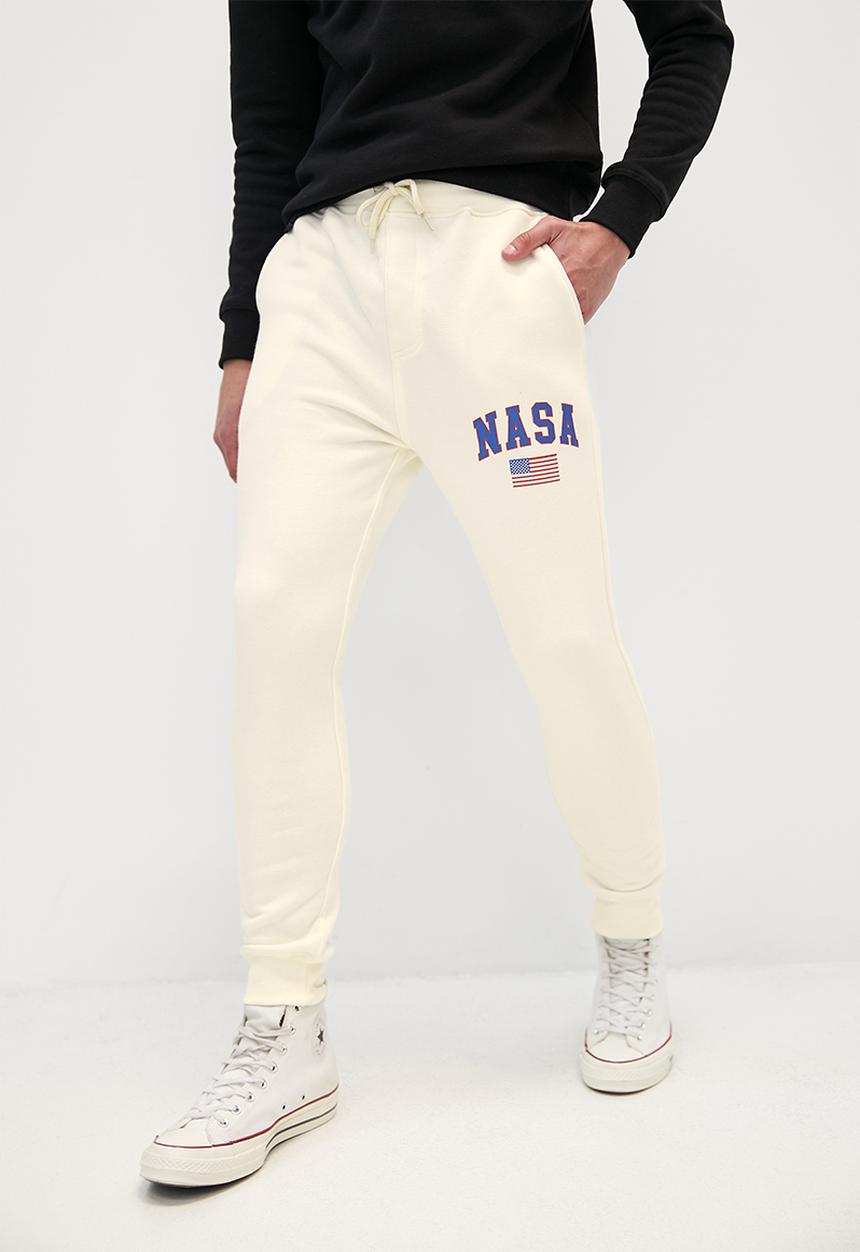 Superbalist - Nasa branded usa jogger - white