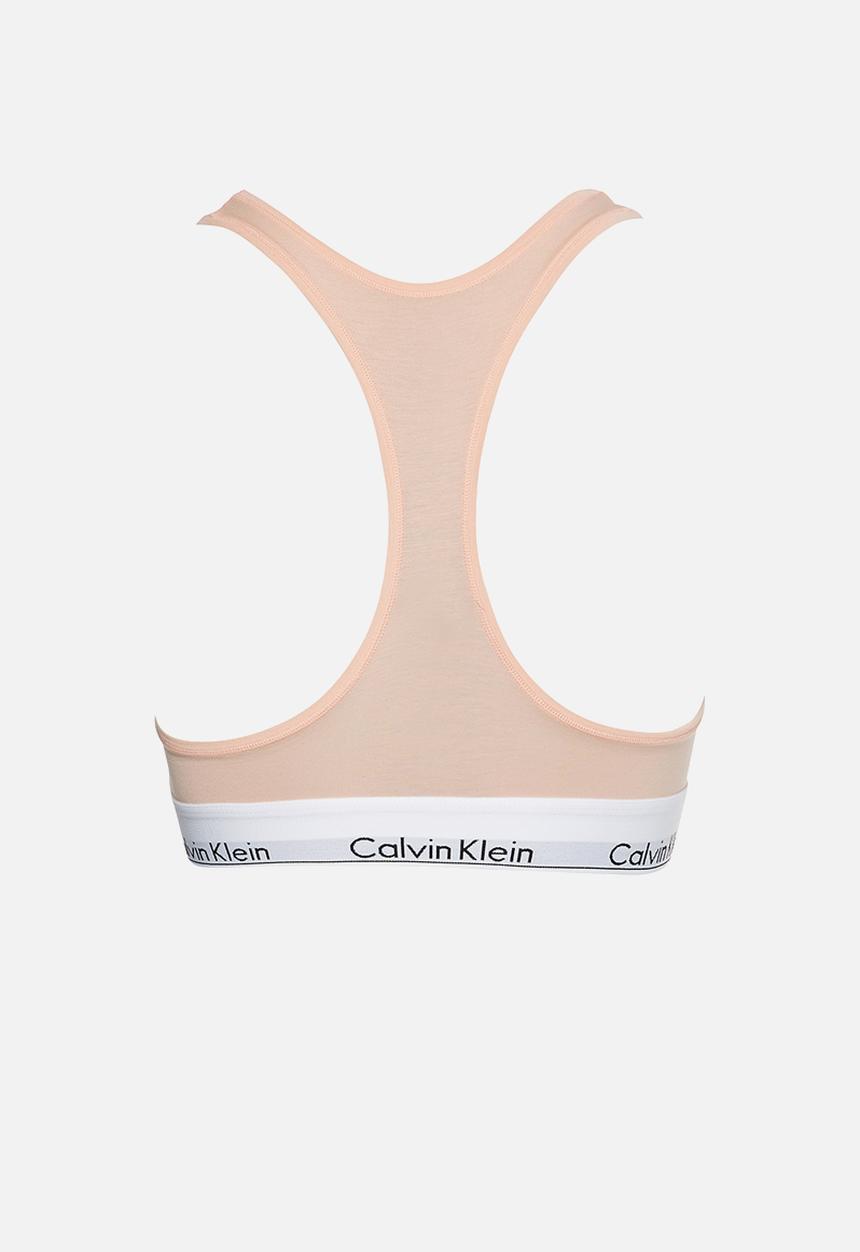 Calvin Klein - Unlined bralette - peach melba