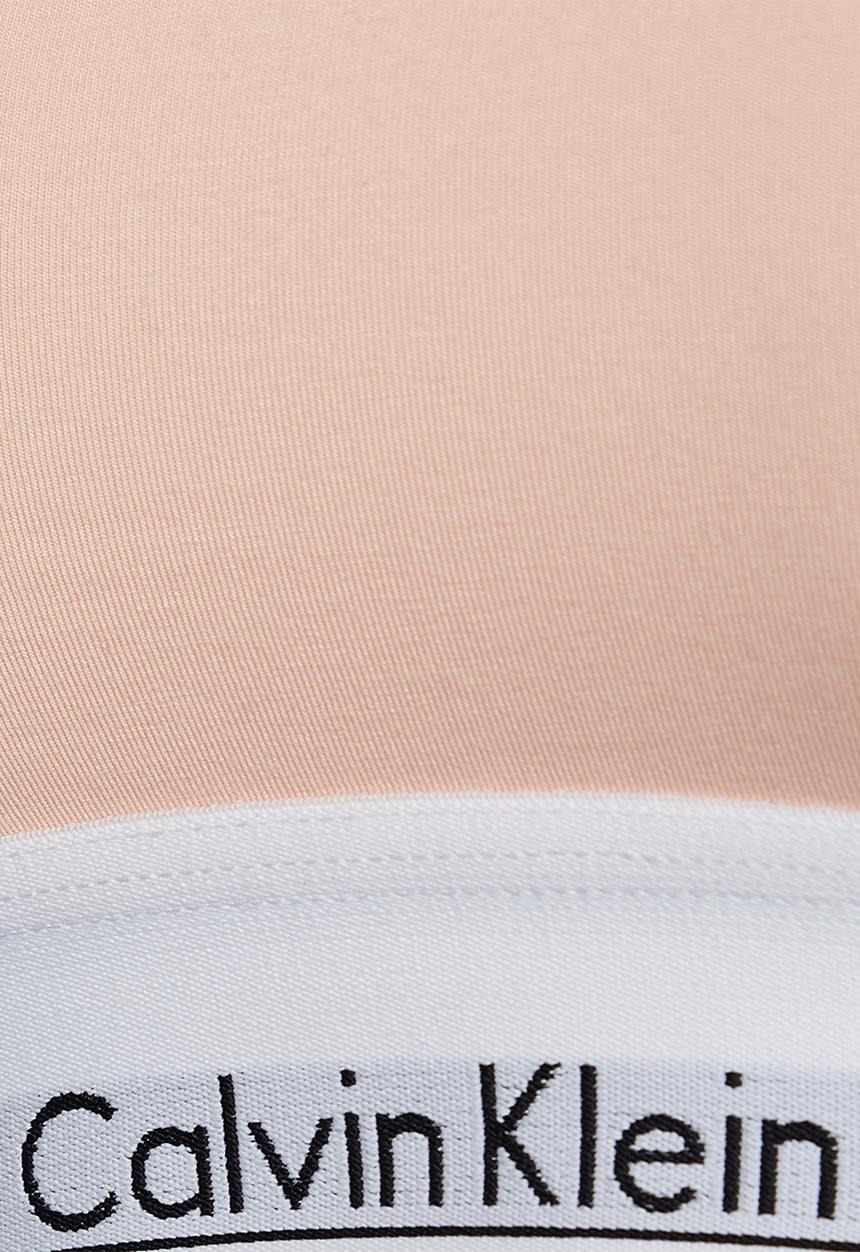 Calvin Klein - Unlined bralette - peach melba