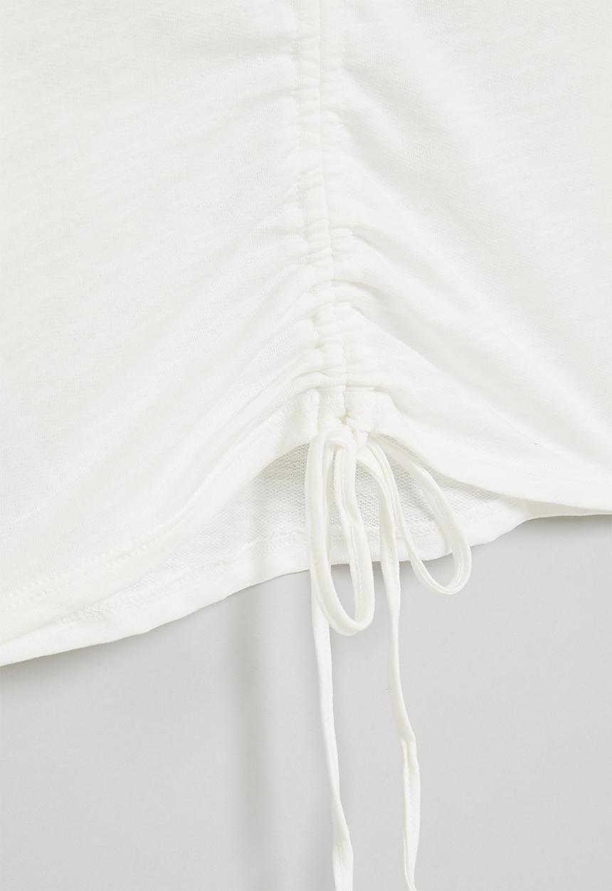 MANGO - T-shirt swipe - white