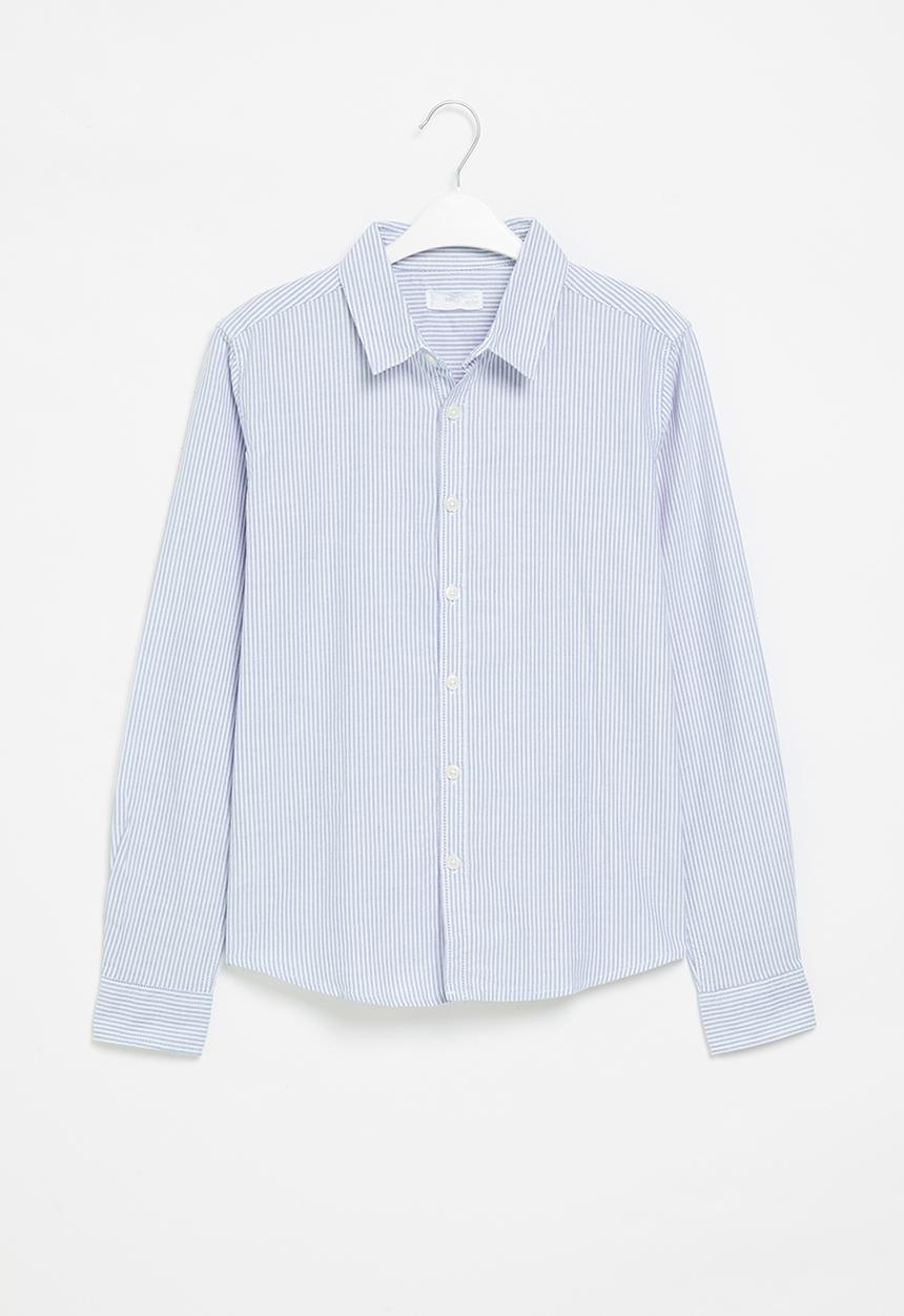 MANGO - Shirt oxford - blue