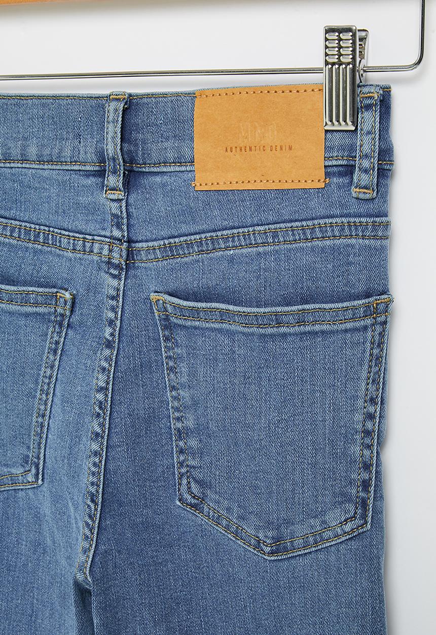 MANGO - Jeans split - blue