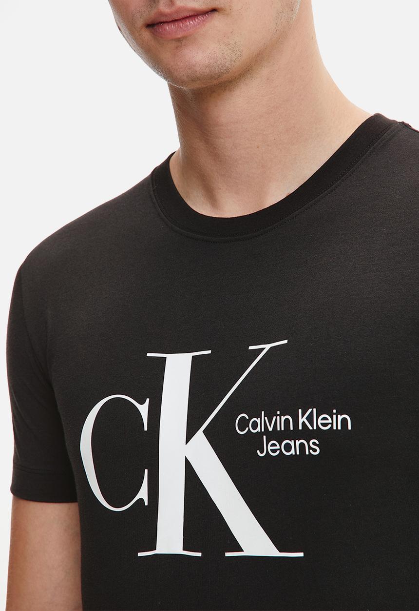 Calvin Klein - Dynamic ck center chest tee - ck black