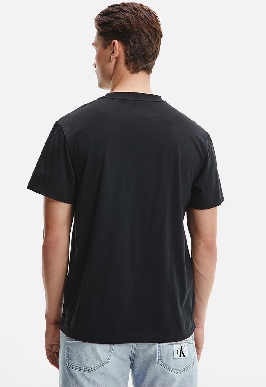 Calvin Klein - Mix media mesh pocket tee - ck black
