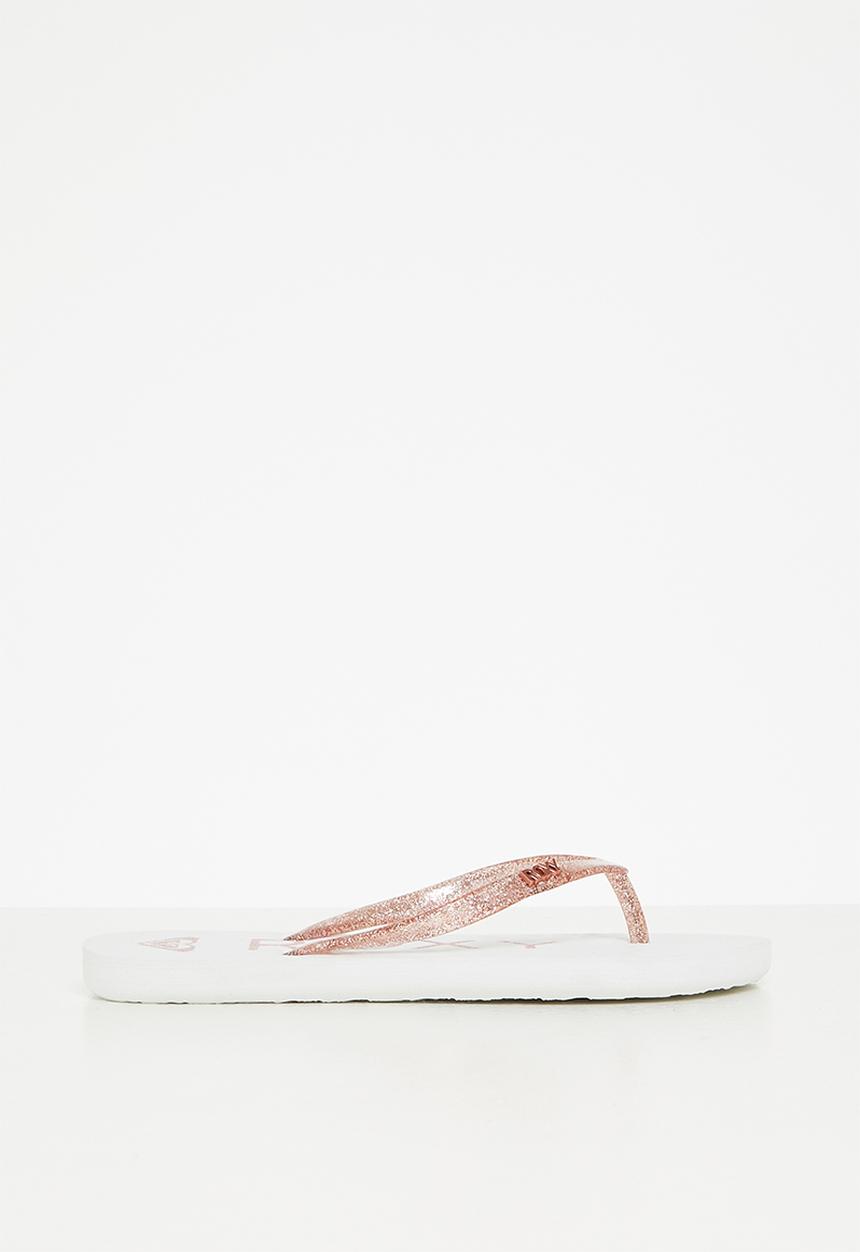 Roxy - Rg viva sparkle - white & metallic pink
