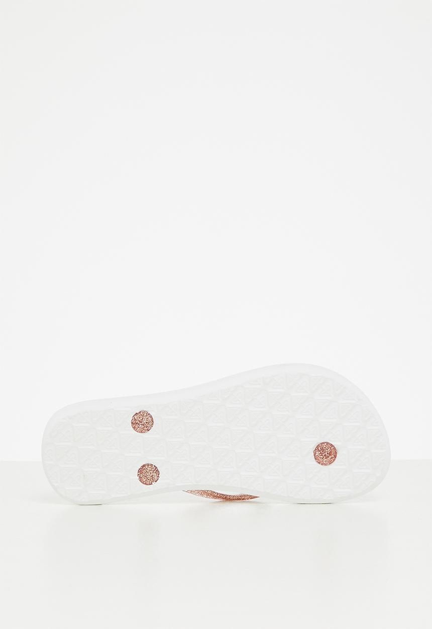 Roxy - Rg viva sparkle - white & metallic pink