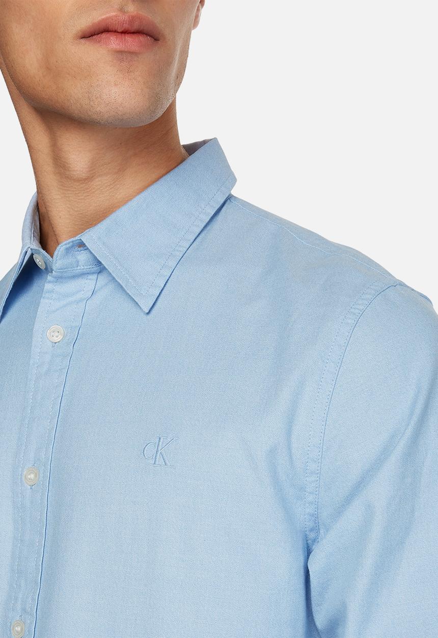 Calvin Klein - Texture shirt - chambray blue