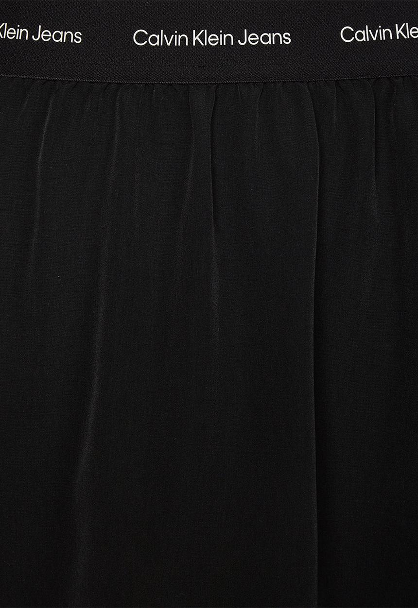 Calvin Klein - Repeat logo elastic skirt - black