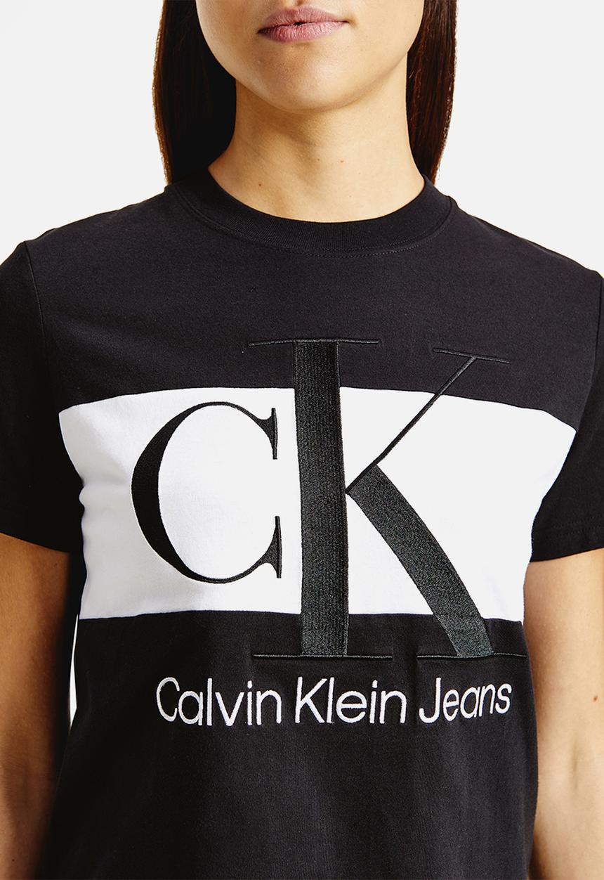 Calvin Klein - Blocking tee - black