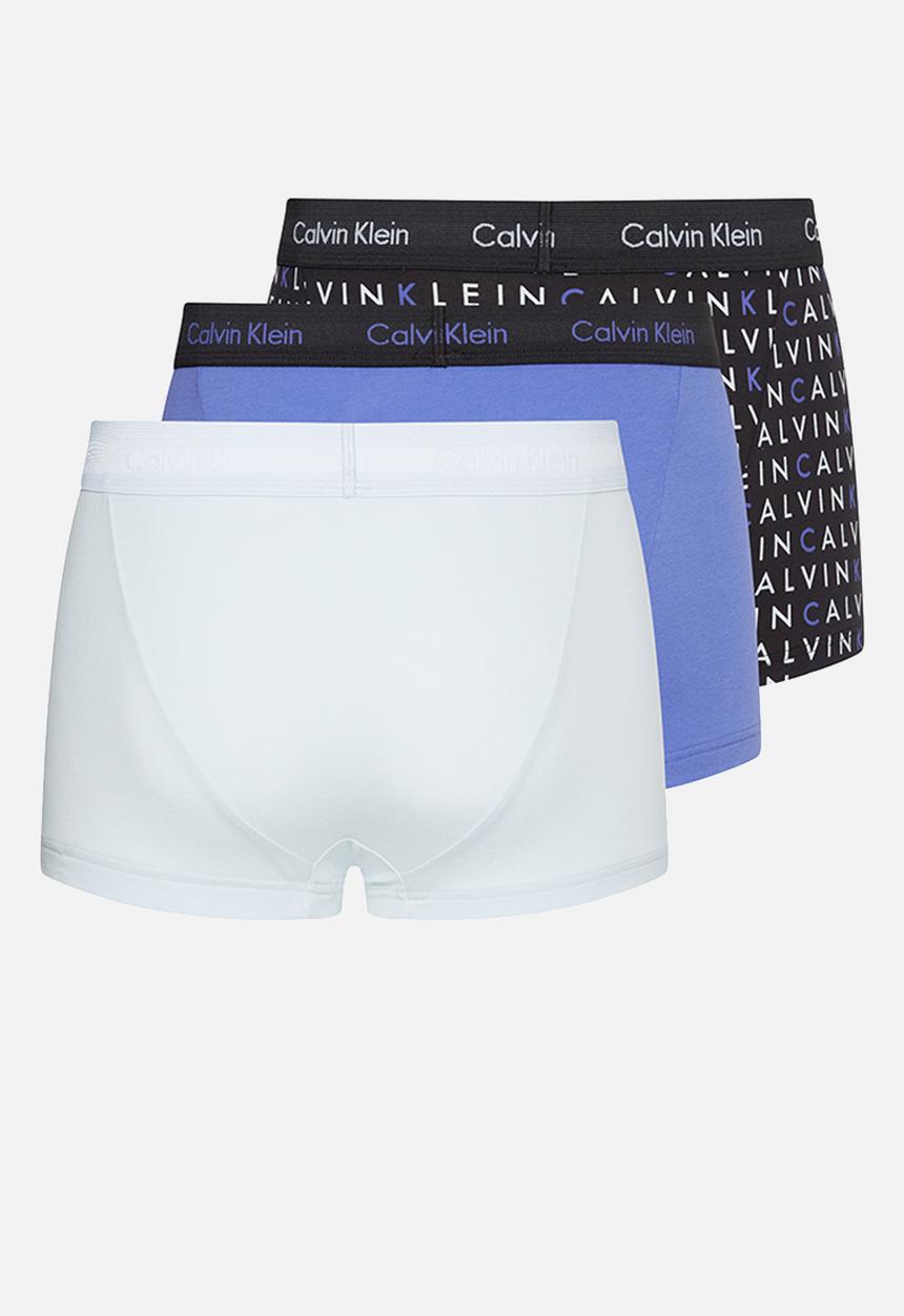 Calvin Klein - Low rise trunk 3 pack - zero below/subdued/dark lavendar