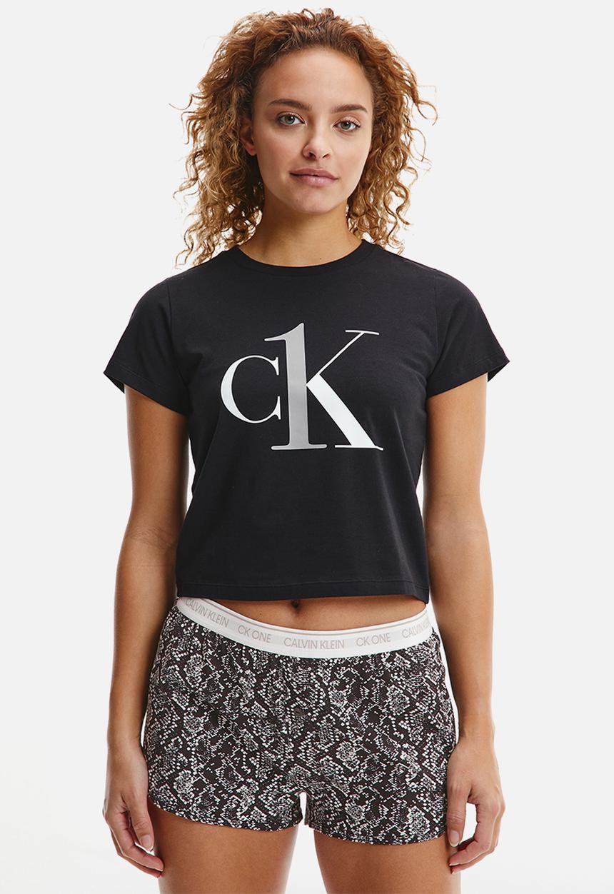 Calvin Klein - Ck one pj set - black/rattlesnake print 