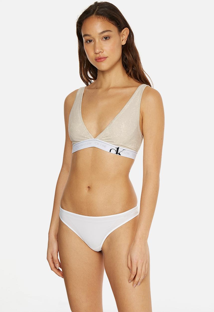 Calvin Klein - Unlined triangle - faded crescent moon