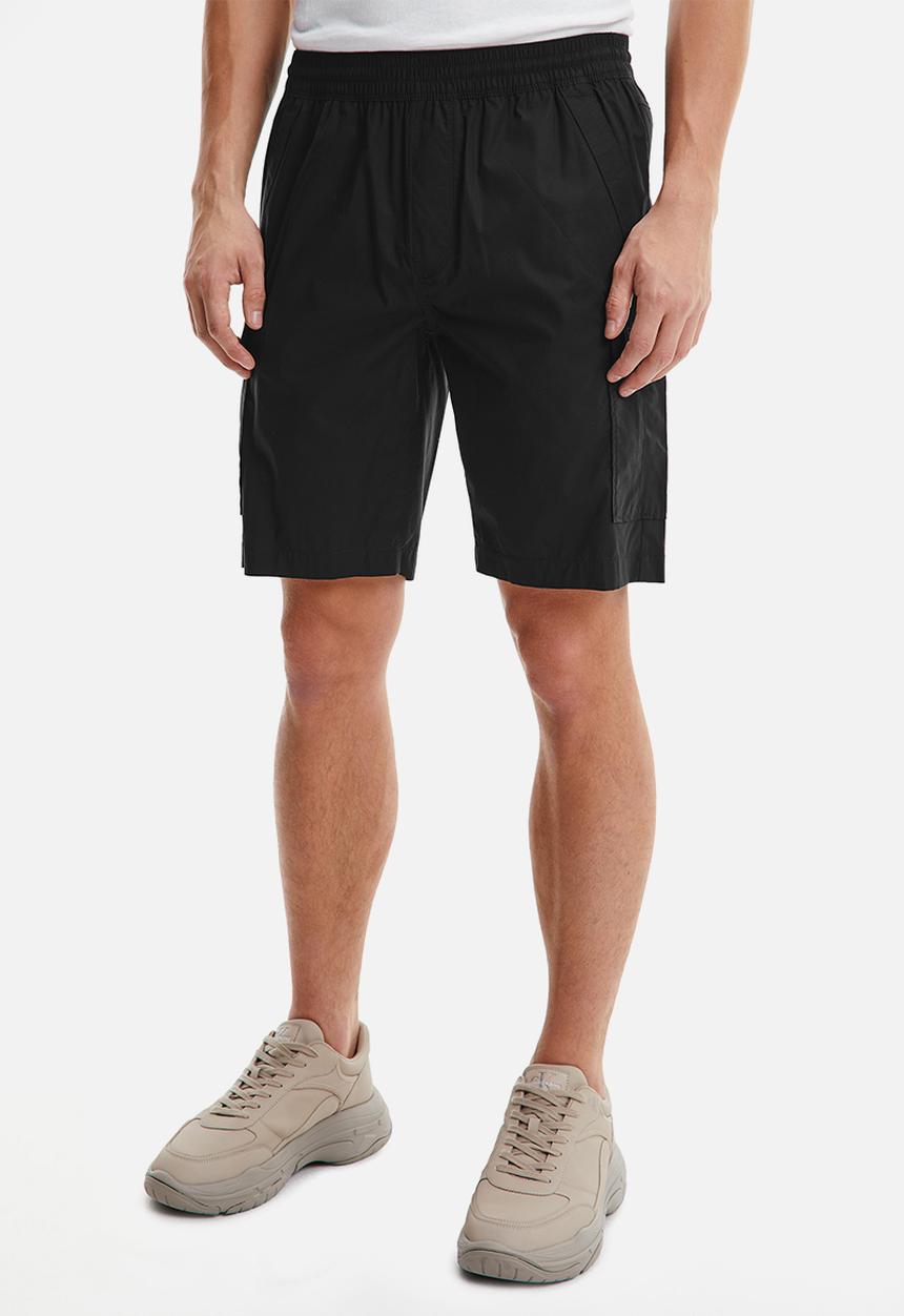 Calvin Klein - Washed cargo woven short - ck black