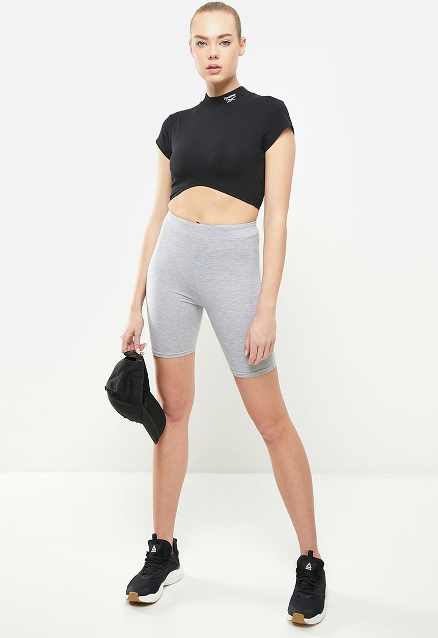 Reebok - Cl wde tight short sleeve top - black