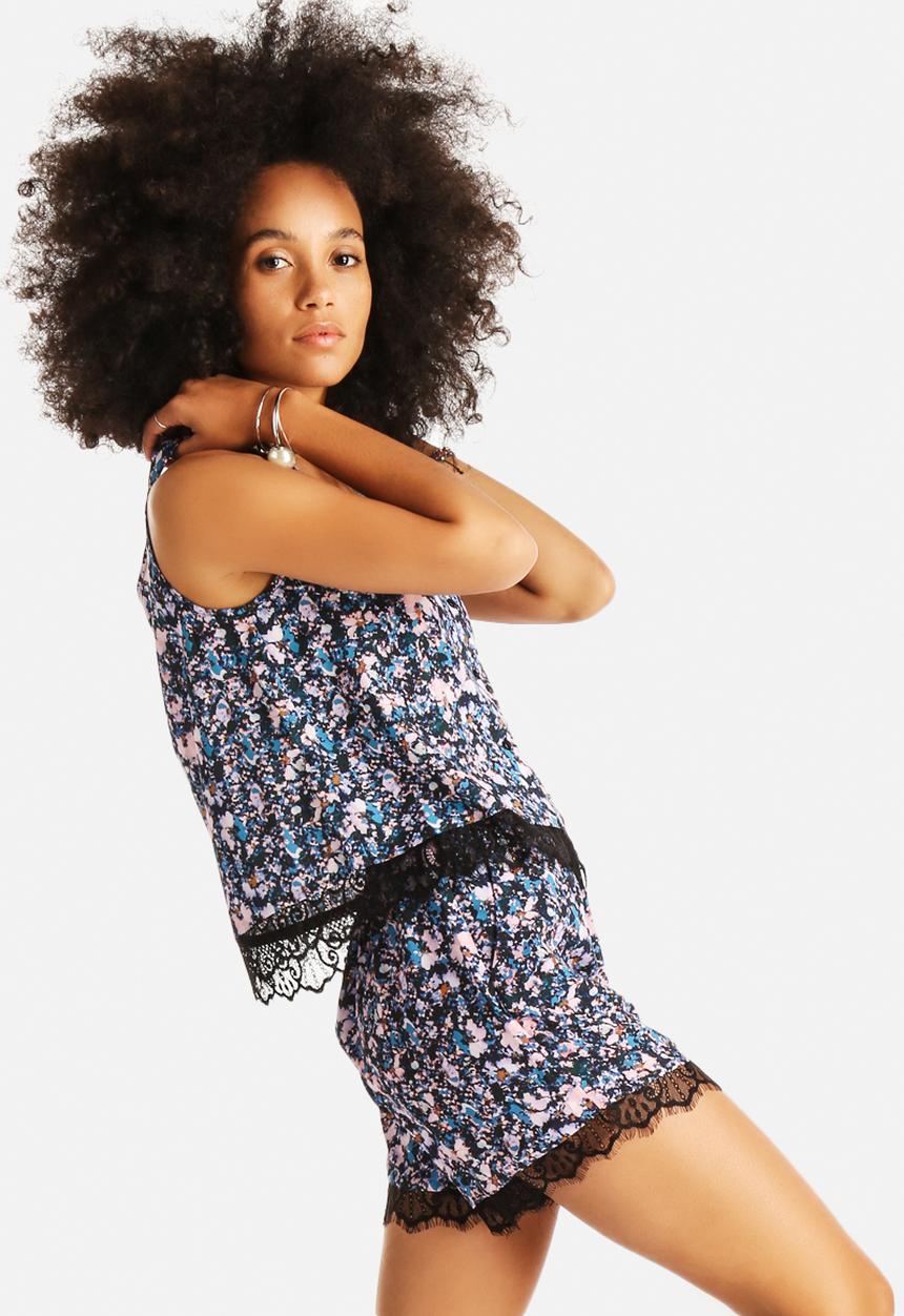 Neon Rose - Urban Ink Button Front Eyelash Vest