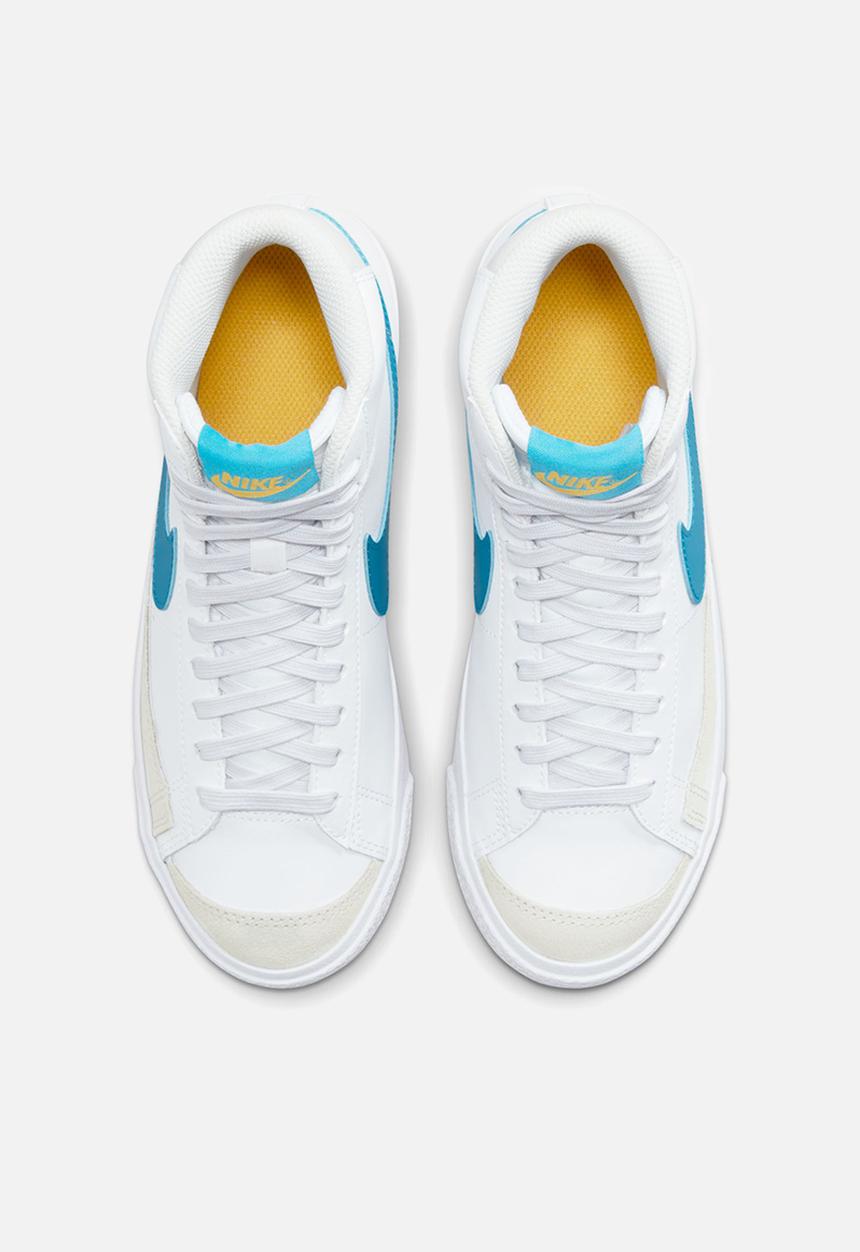 Nike - Nike blazer mid '77 - white/laser blue-yellow ochre-light bone