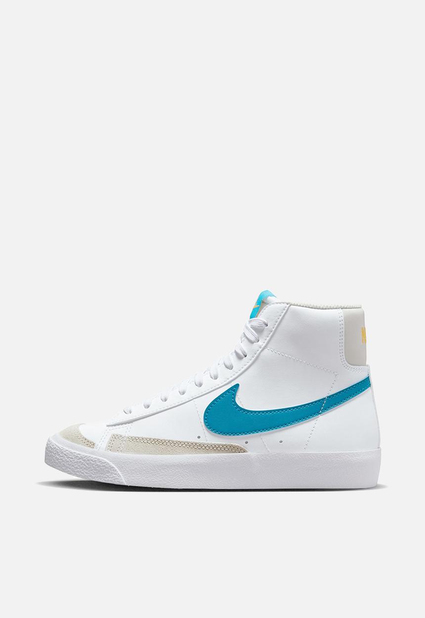 Nike - Nike blazer mid '77 - white/laser blue-yellow ochre-light bone