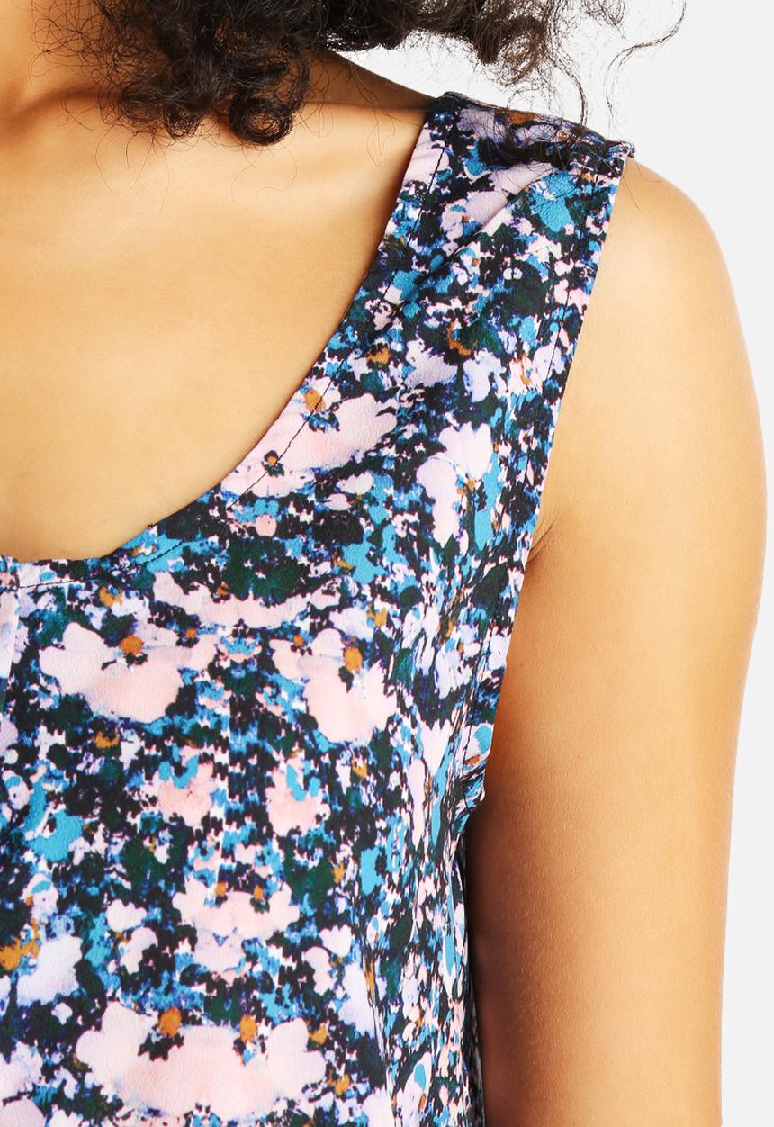 Neon Rose - Urban Ink Button Front Eyelash Vest