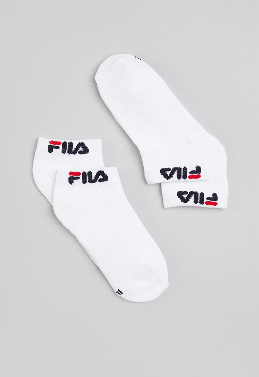 FILA - Stallone ankle sock kids 2-pack - white