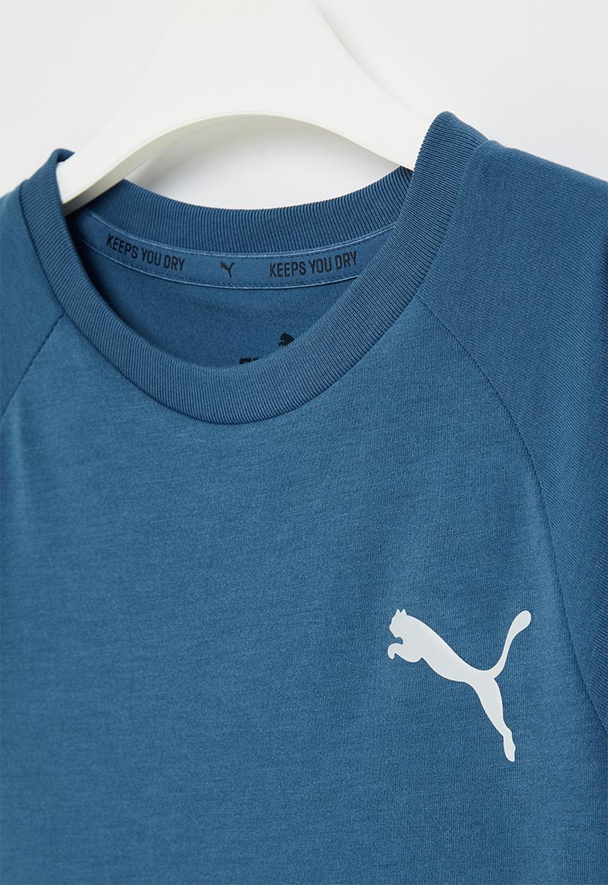 PUMA - Evostripe tee b - lake blue