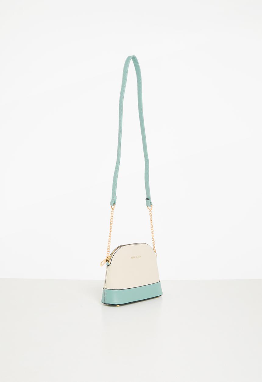 Pierre Cardin - Mila mini dome crossbody - cream & blue 