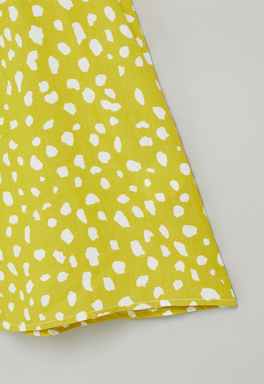Superbalist - T-shirt pinafore dress - white & yellow