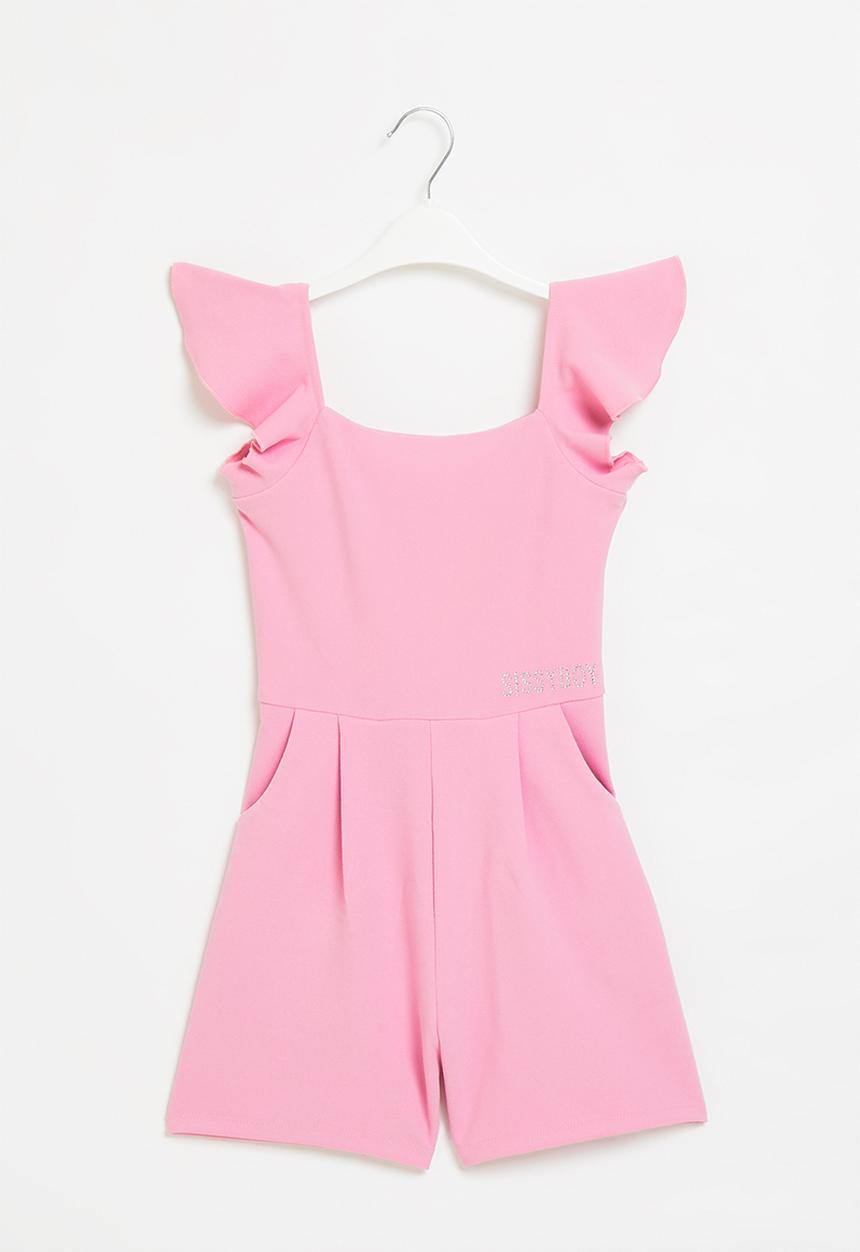 SISSY BOY - Playsuit with ruffle straps - prism pink