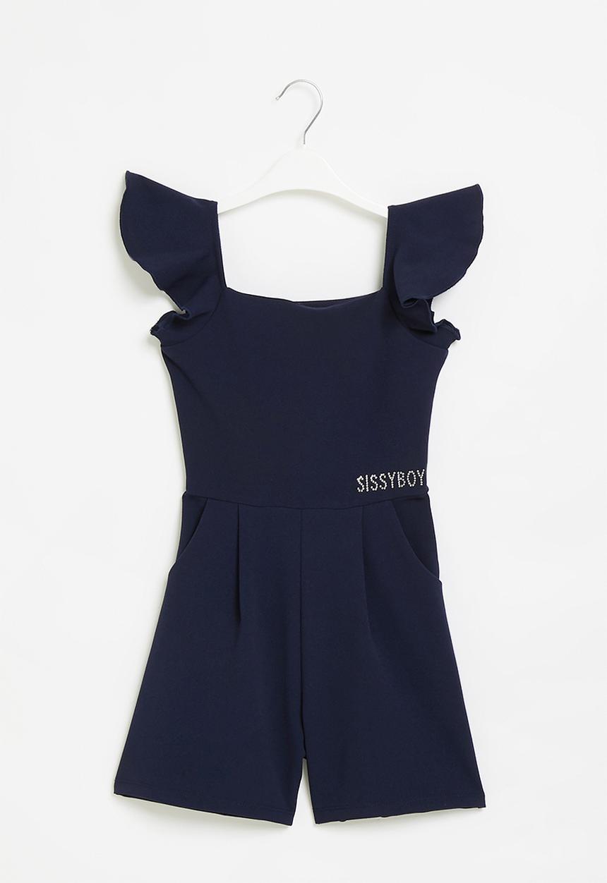 SISSY BOY - Playsuit with ruffle straps - navy