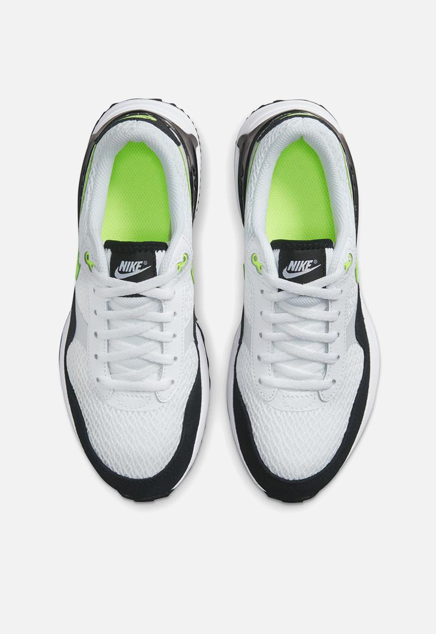 Nike - Air max systm (gs) - white/black-volt-pure platinum