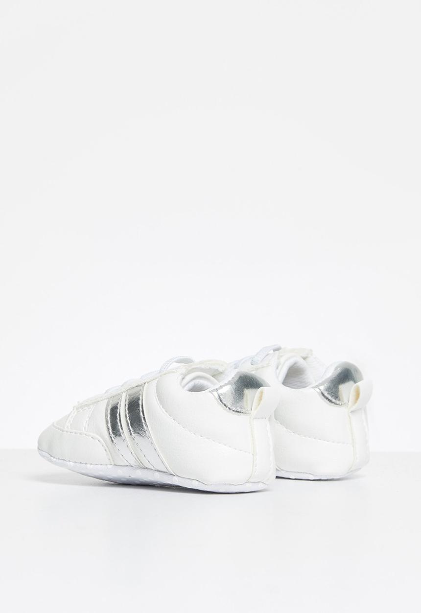 Pop Candy - Baby sneaker - white & silver