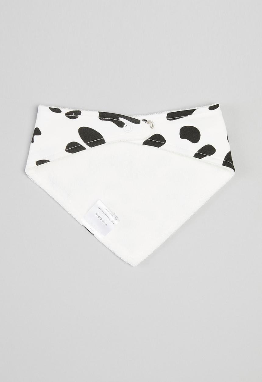 Pop Candy - Cow 3 pack bibs - white