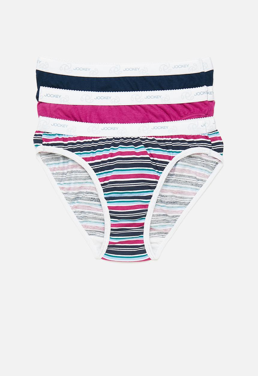 Jockey - 3 pack printed bikini - multi 