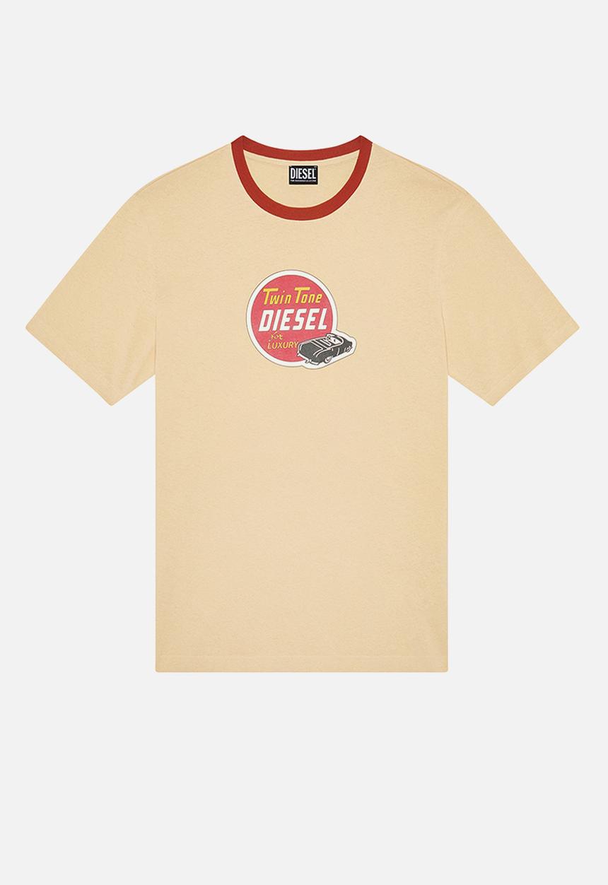 Diesel  - T-just-c12 short sleeve tee - stone
