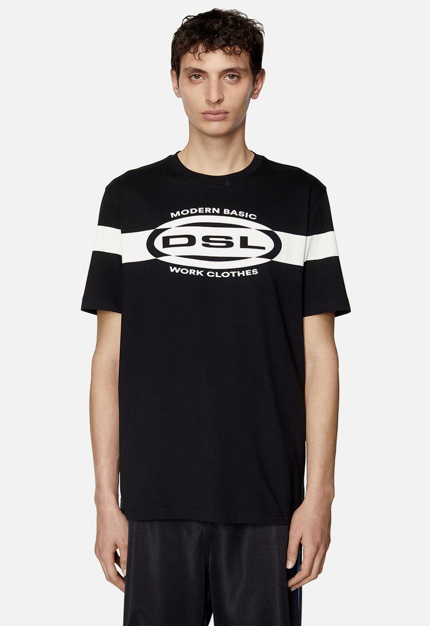 Diesel  - T-just-hs1 short sleeve tee - black
