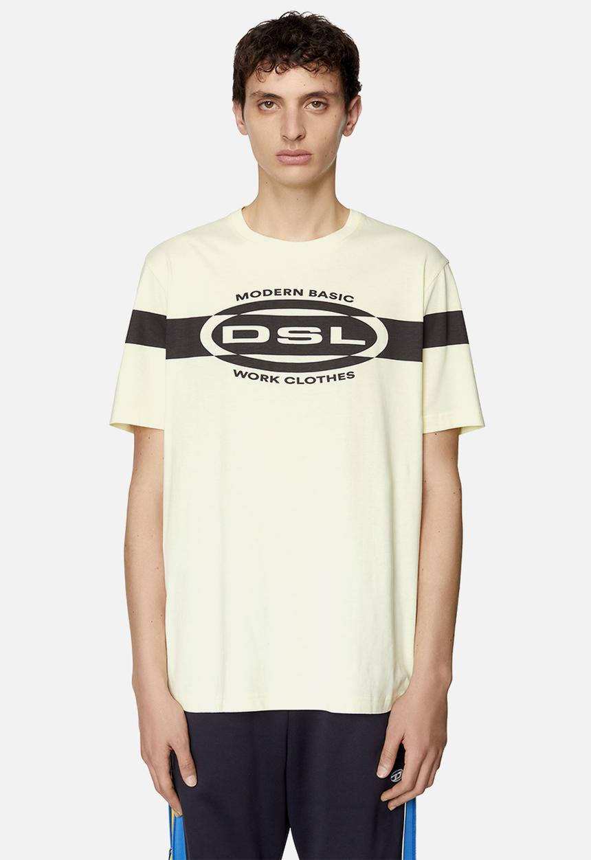 Diesel  - T-just-hs1 short sleeve tee - yellow