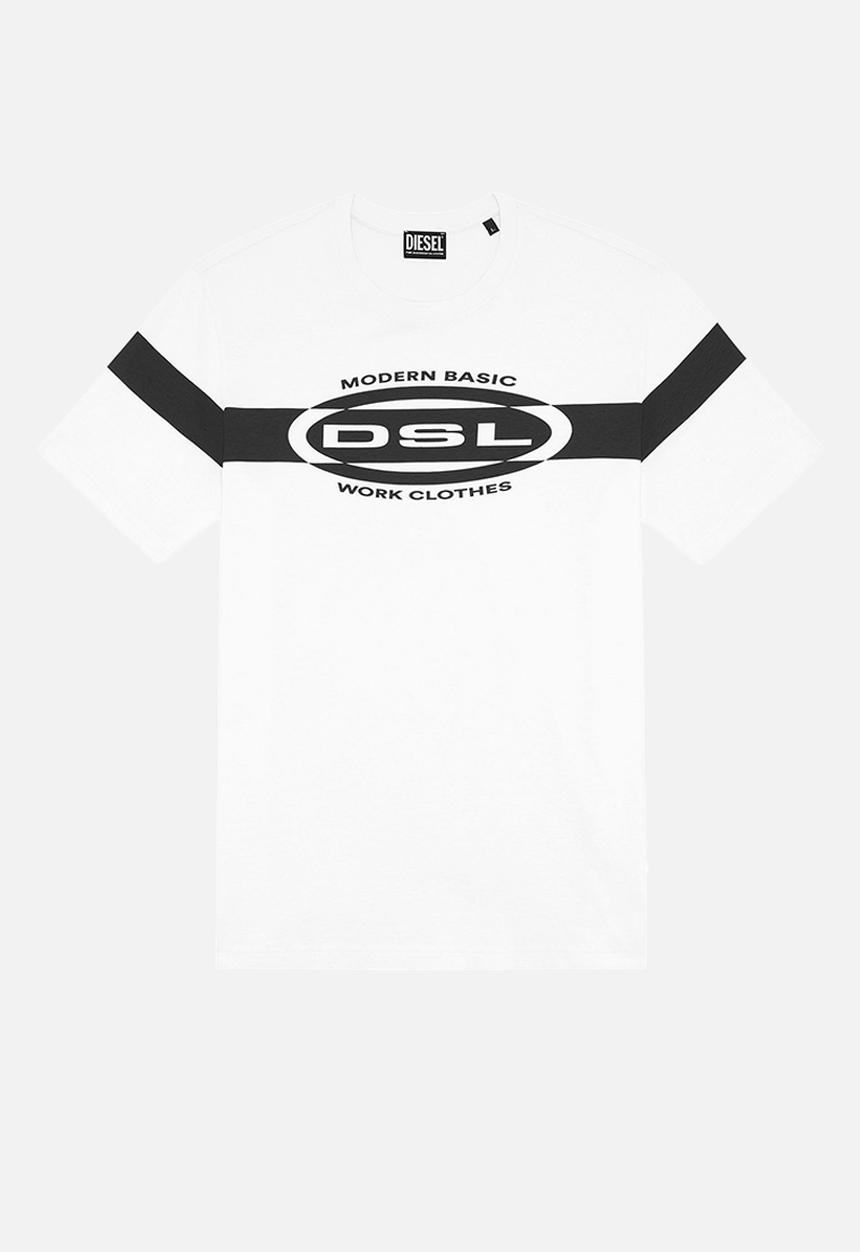 Diesel  - T-just-hs1 short sleeve tee - white