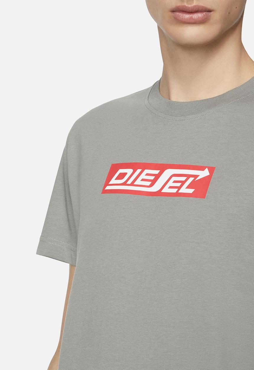 Diesel  - T-diegor-hs1 short sleeve tee - charcoal