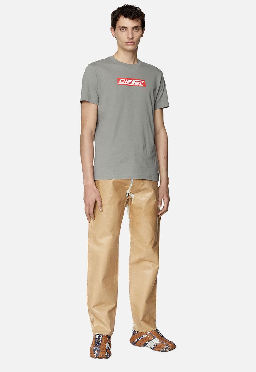 Diesel  - T-diegor-hs1 short sleeve tee - charcoal