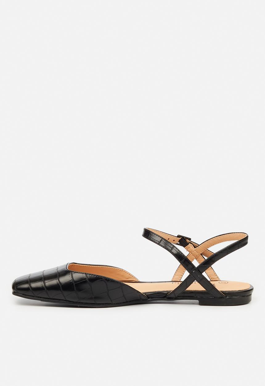Butterfly Feet - Alina 1 ankle tie ballet - black