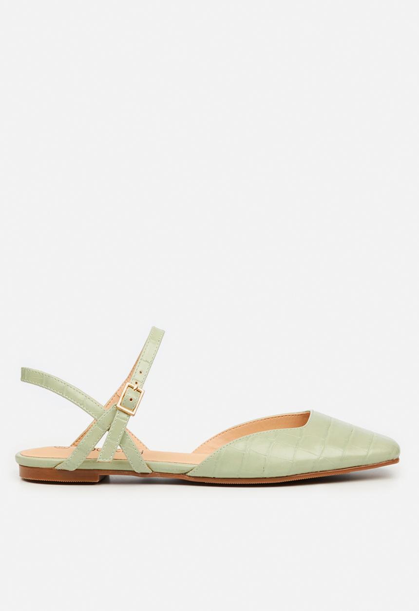 Butterfly Feet - Alina 1 ankle tie ballet - mint