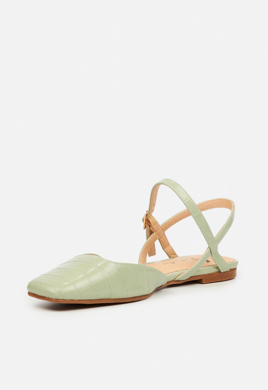 Butterfly Feet - Alina 1 ankle tie ballet - mint