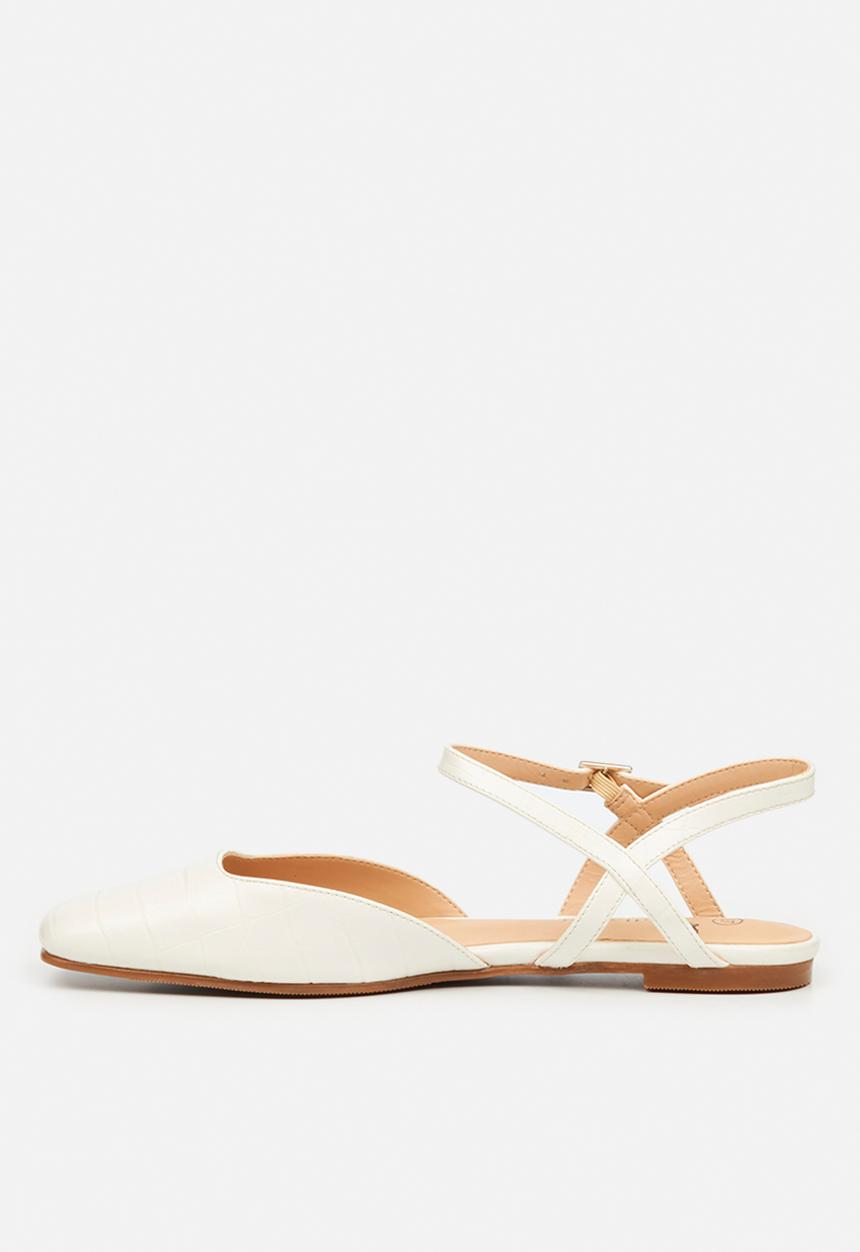 Butterfly Feet - Alina 1 ankle tie ballet - white