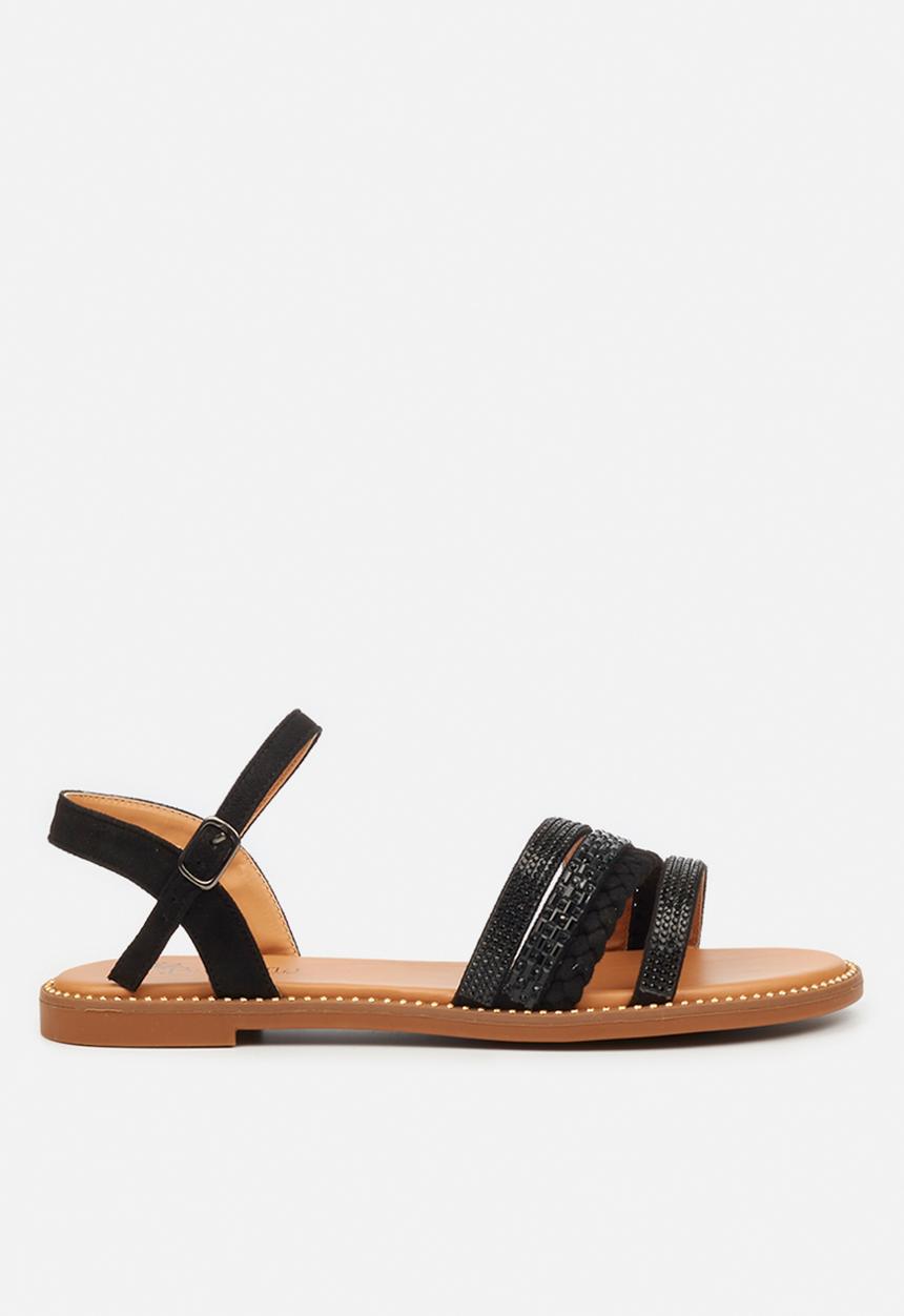 Butterfly Feet - Cora 1 slingback sandal - black