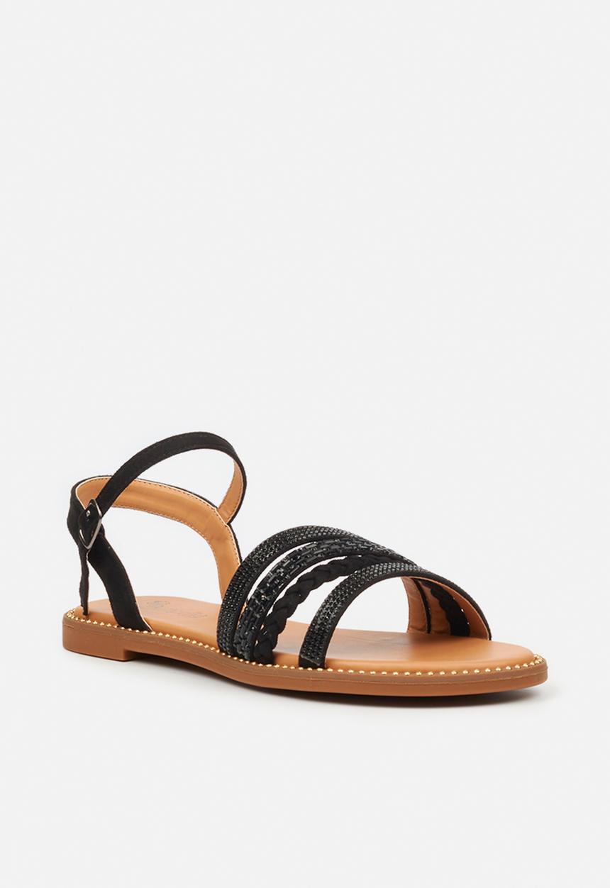 Butterfly Feet - Cora 1 slingback sandal - black