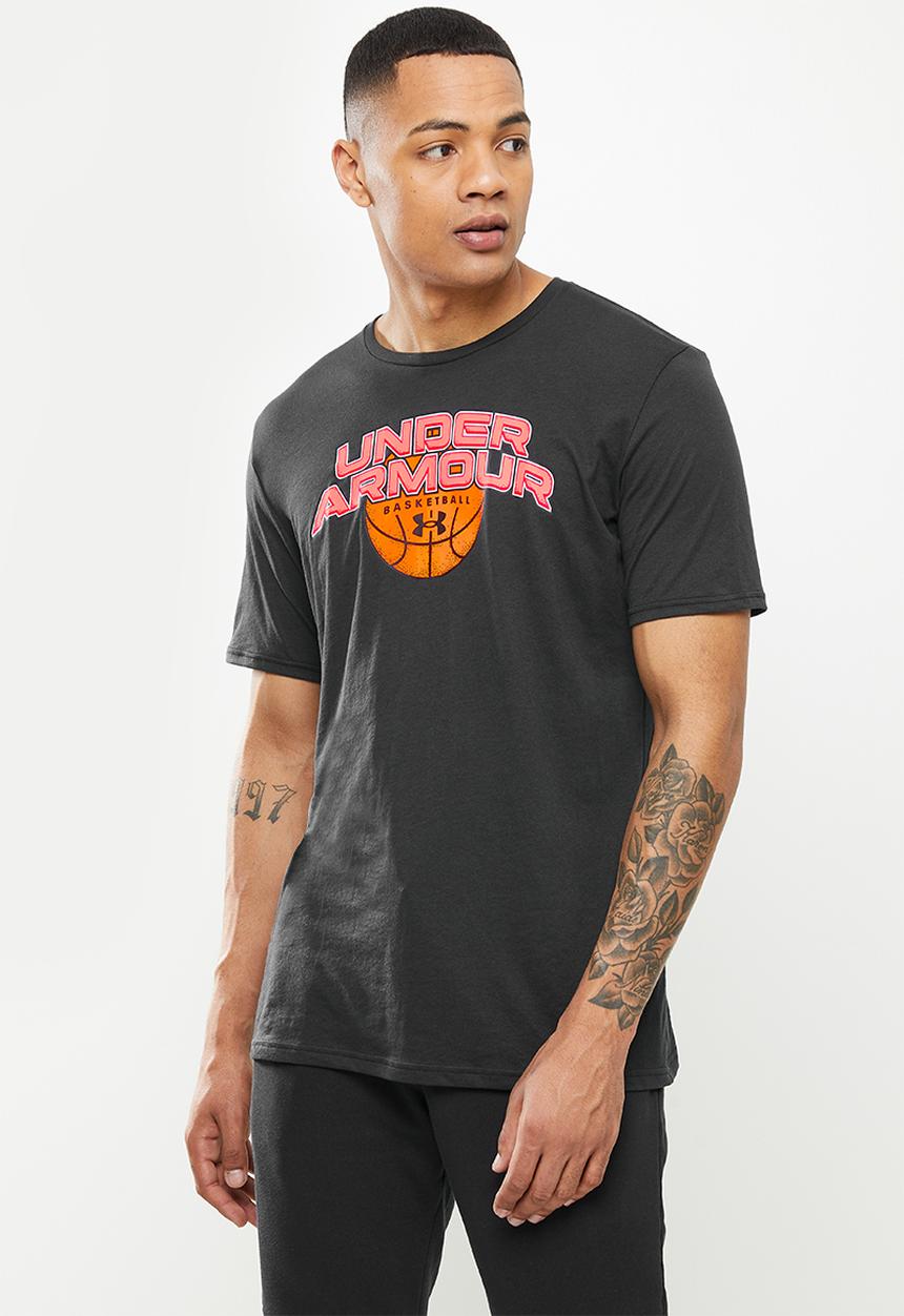 Under Armour - Ua bball branded wrdmrk  short sleeve - black