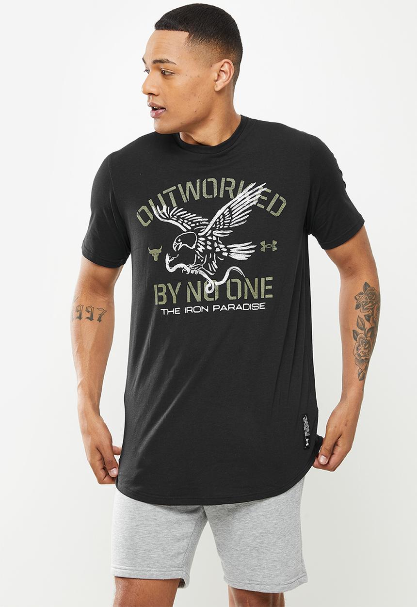 Under Armour - UA Project Rock Outworked SS Tee - Black