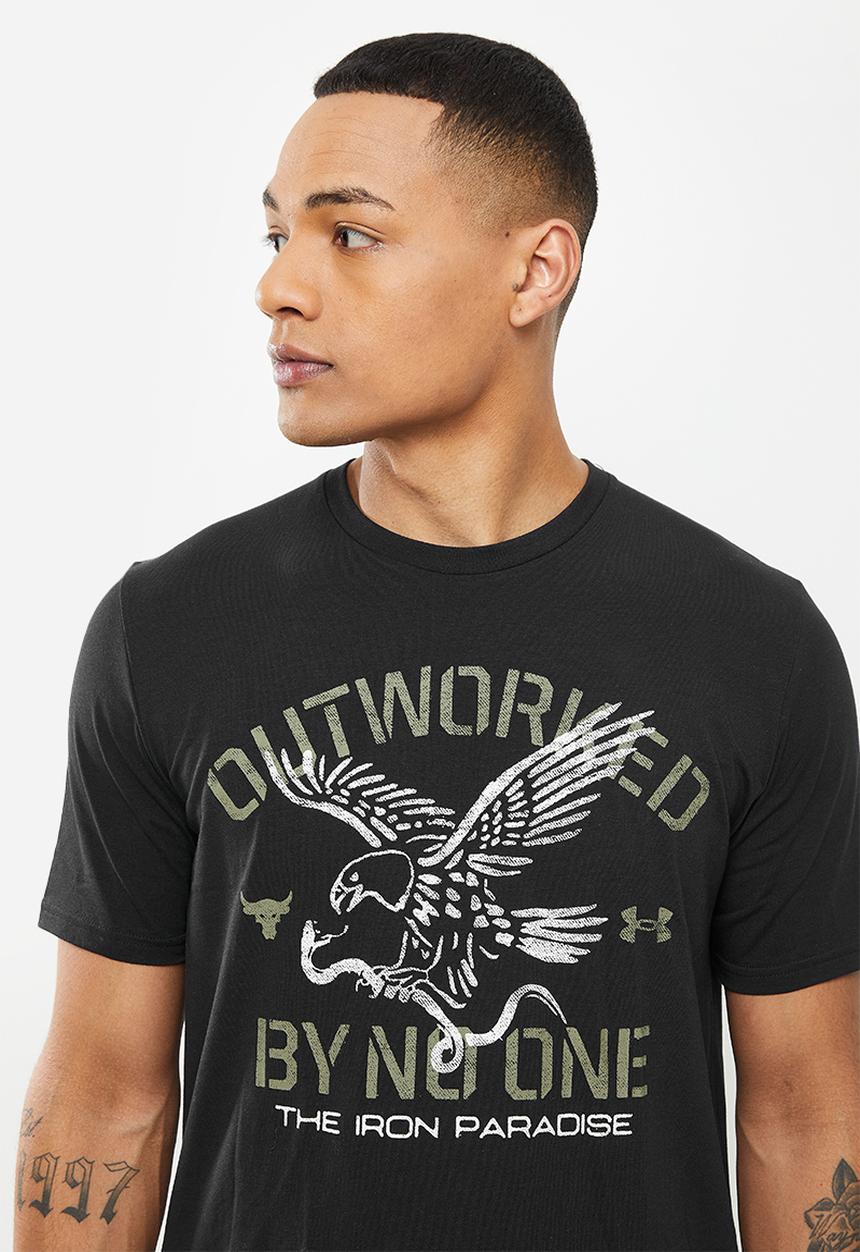Under Armour - UA Project Rock Outworked SS Tee - Black